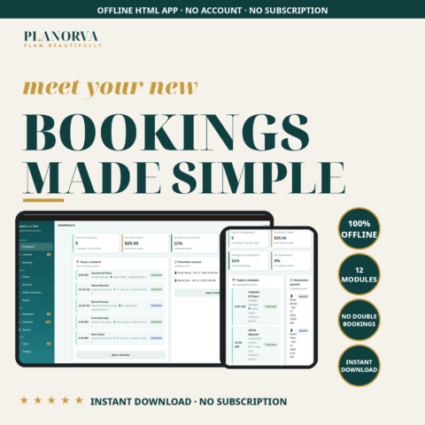 Appointment Scheduler & Booking Manager — Offline Calendar for Clinics, Salons and Consultants
