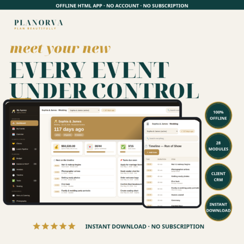 Event Management System for Agencies — 28 Modules for Clients, Budgets & Timelines