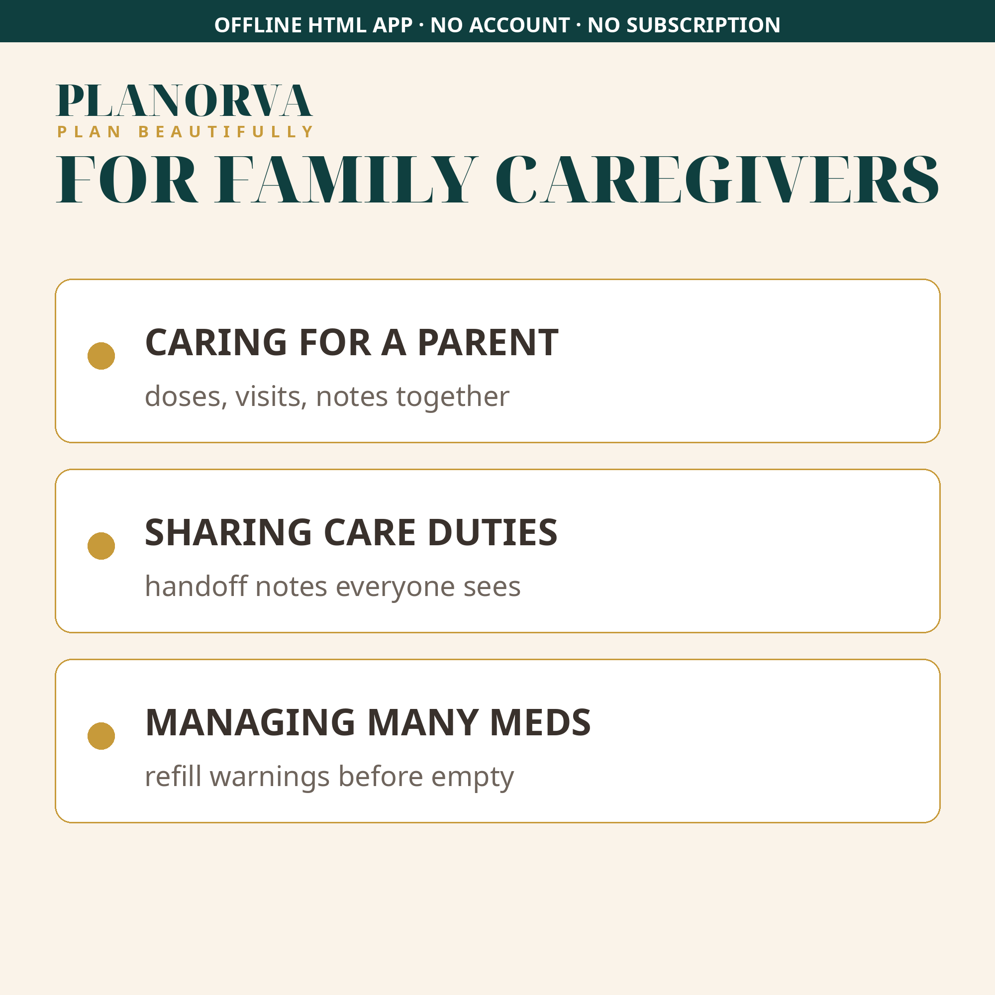 Med & Caregiver Organizer Pro - Image 5