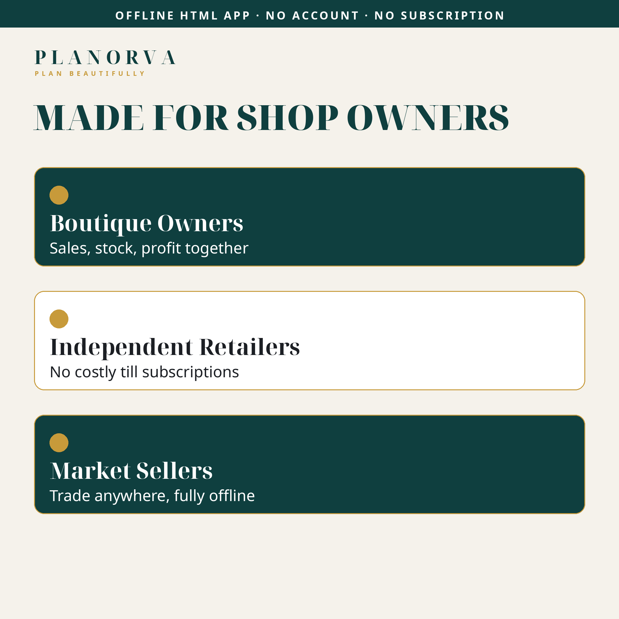 Retail Shop Manager — Sales, Stock, Suppliers & Profit Tracking in One Offline File - Image 5