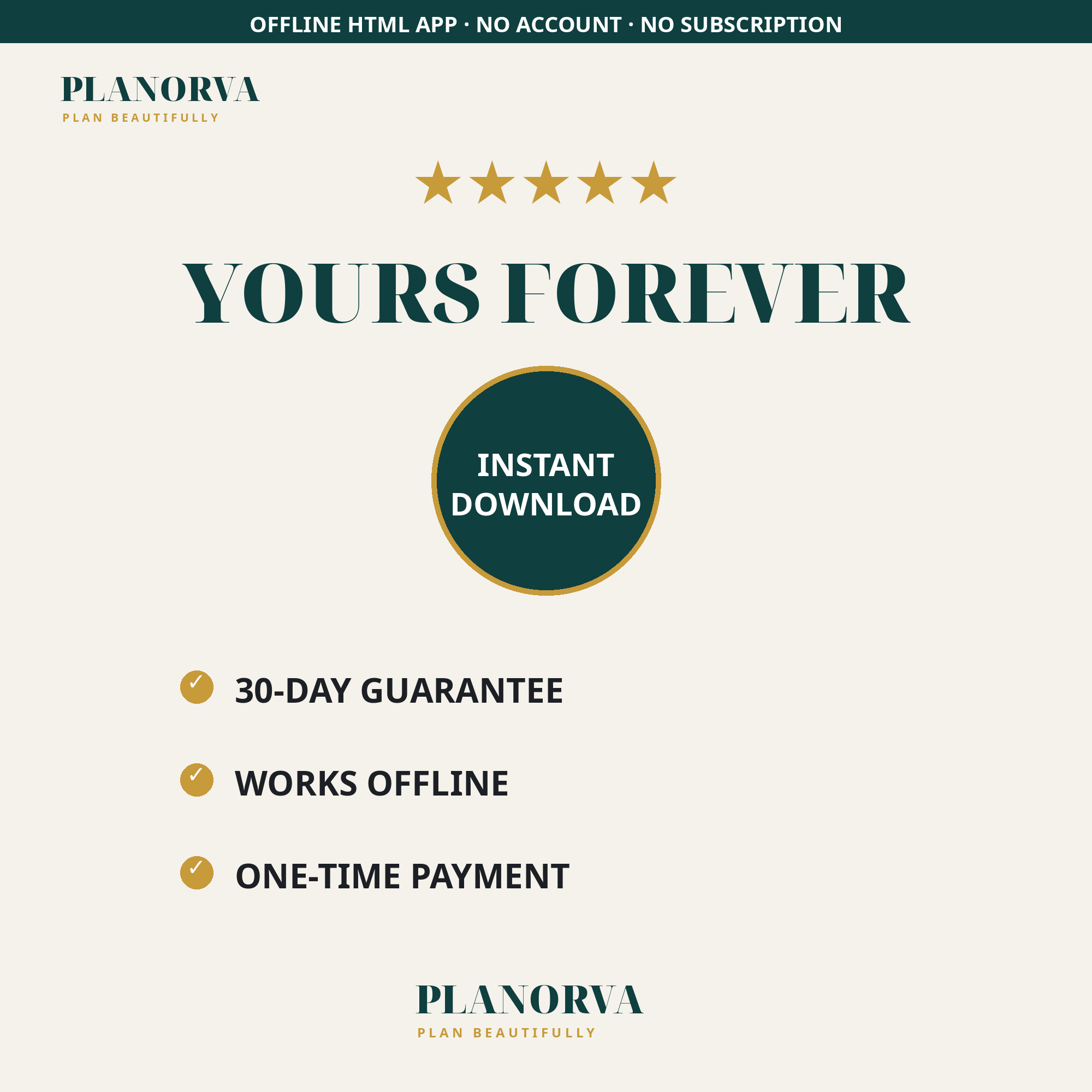 ADHD-Friendly Daily Planner — Top 3 Priorities, Gentle Time Blocking & Habits, Offline - Image 8
