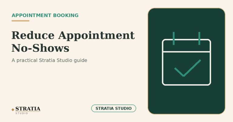Featured image for a guide on reducing appointment no-shows with an appointment booking system for small business