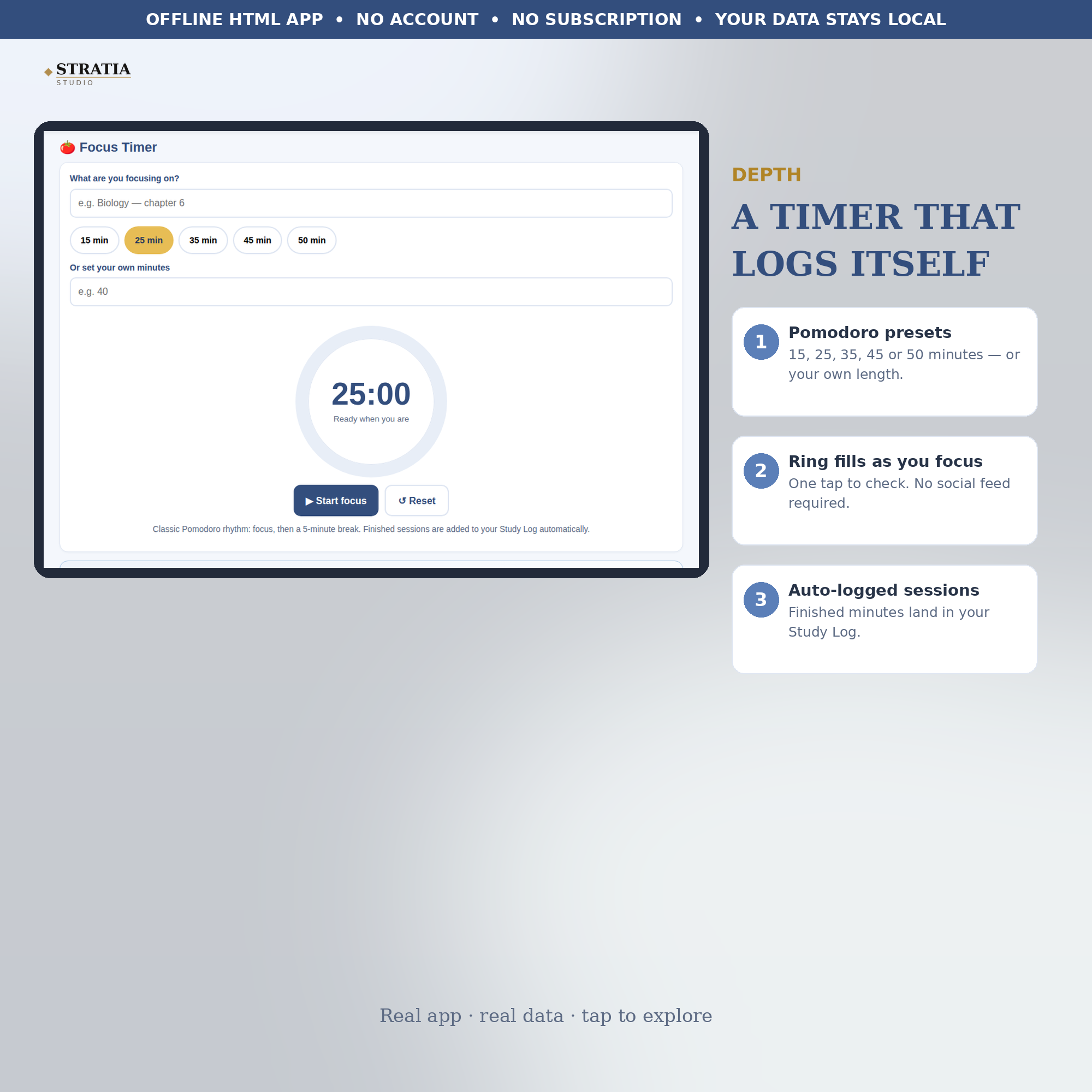 Student Study Planner: Timetable, Assignment Tracker, Exam Countdowns and Focus Timer - Image 4